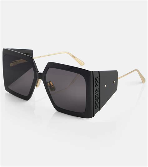 DiorSolar S1U Black Square Sunglasses 